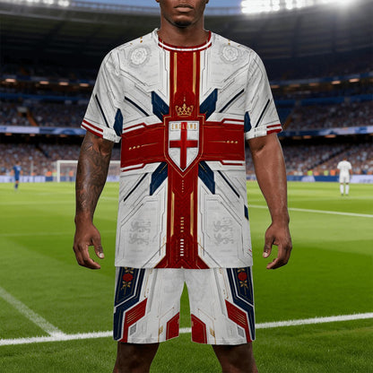 England St. George Cross Soccer Kit - Jersey and Shorts Set