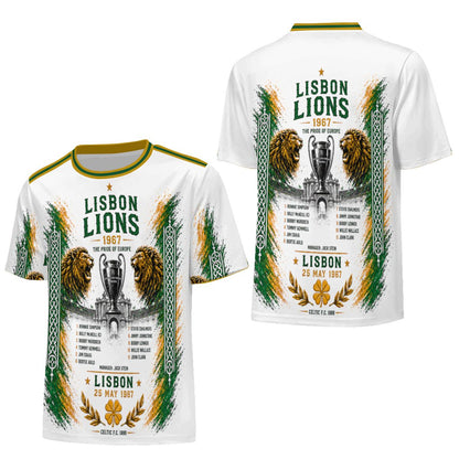 Retro Green White Soccer Jersey & Shorts Set - Lisbon Lions Inspired Football Kit