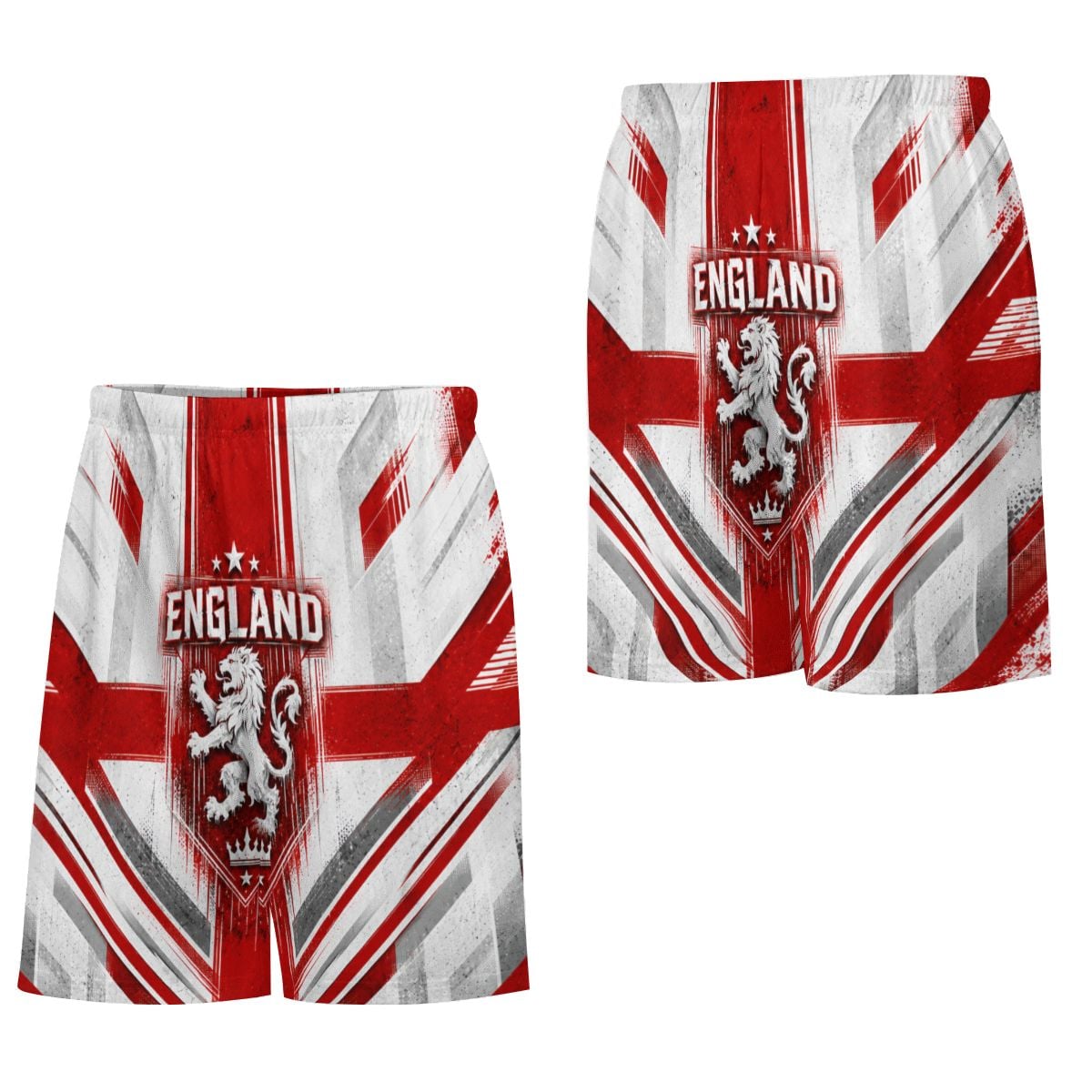 England St. George Cross Football Jersey Set with Shorts