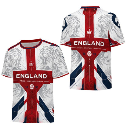 England Pride and Heritage Football Jersey Set with Shorts - Perfect England Football Jersey Set for Fans