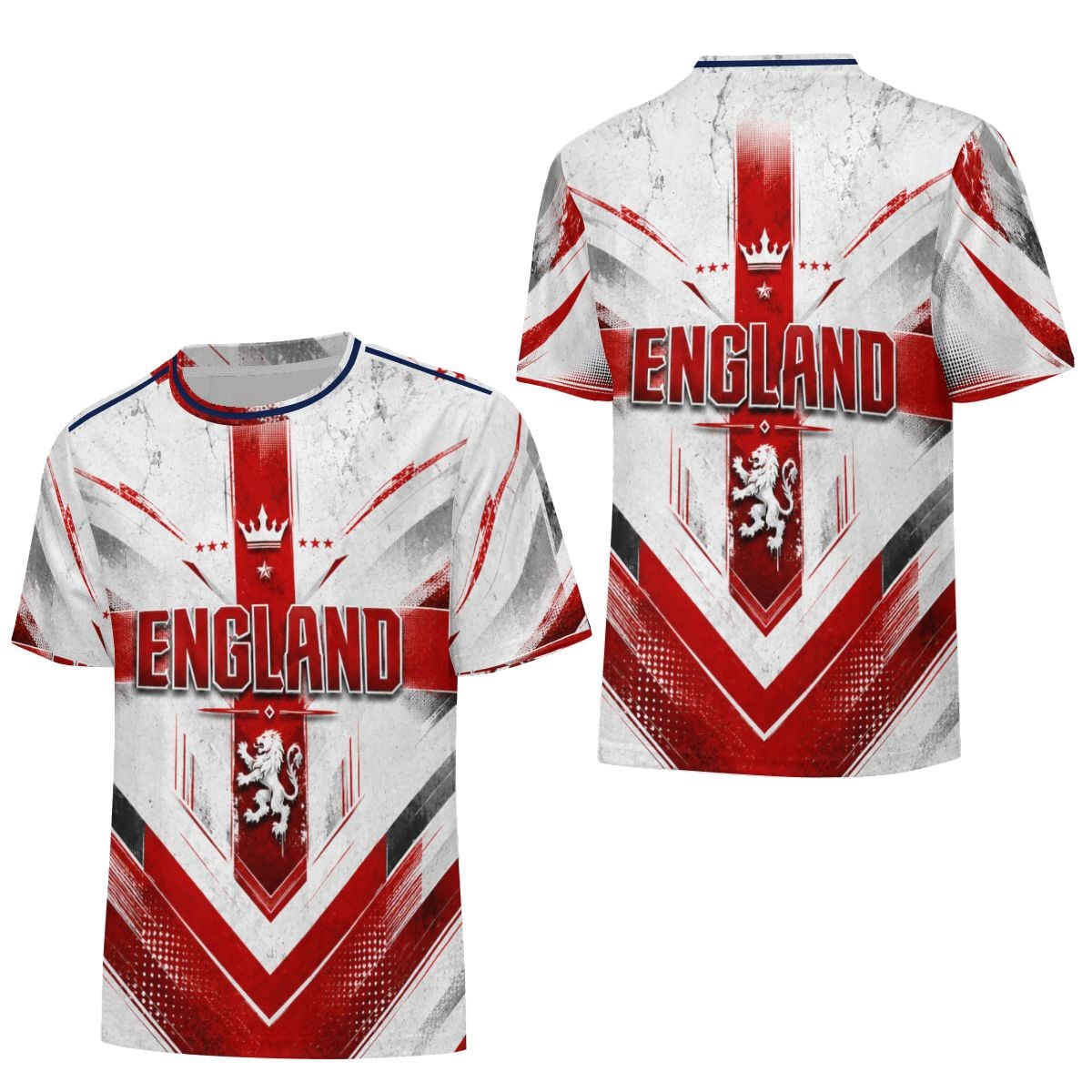 England St. George Cross Football Jersey Set with Shorts