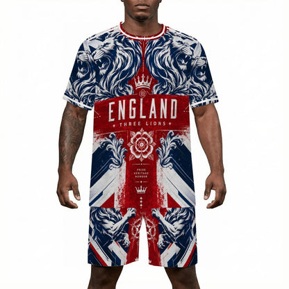 England Football Jersey Set with Shorts for Ultimate Fan Experience