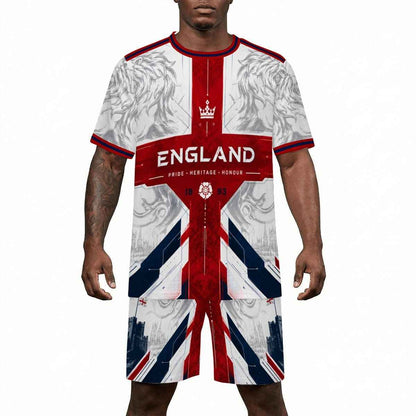 England Pride and Heritage Football Jersey and Shorts Set