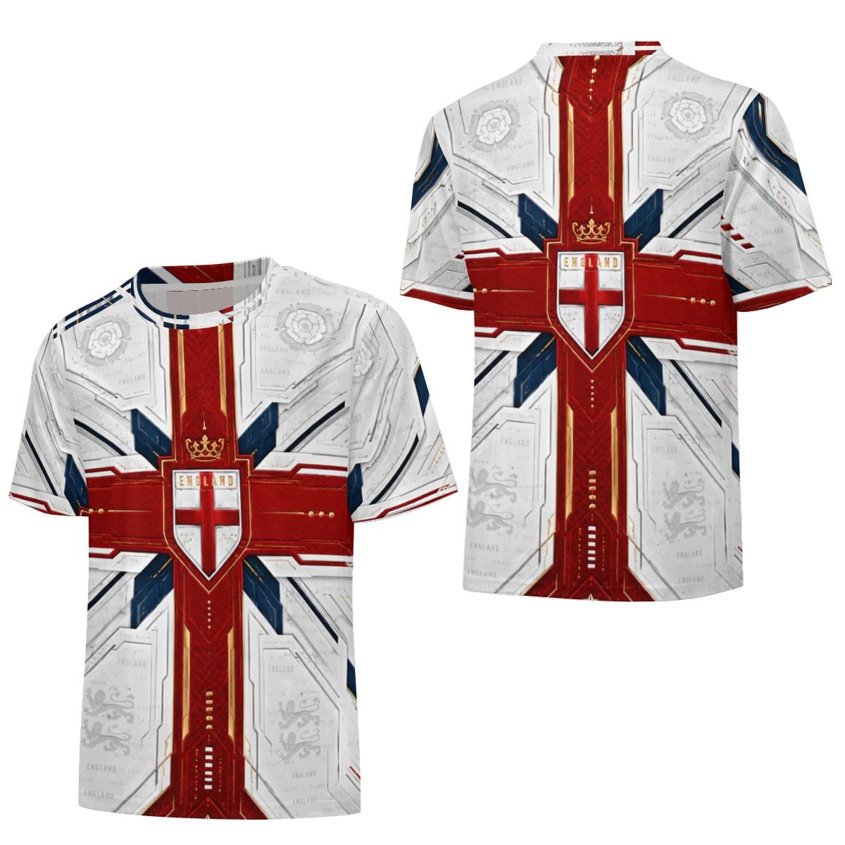 England Football Fan Jersey Set and Shorts for Ultimate Support