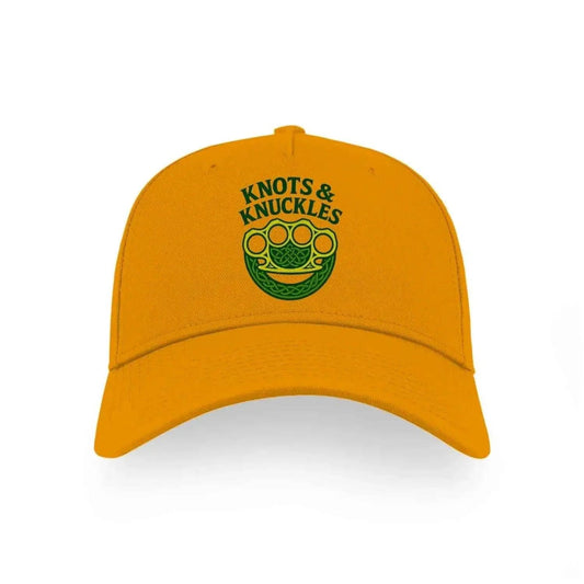 Celtic 5-Panel Cap - Knots and Knuckles, Adjustable Fit - Celtic Wolfwear