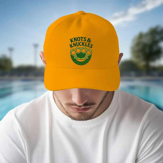 Celtic 5-Panel Cap - Knots and Knuckles, Adjustable Fit - Celtic Wolfwear