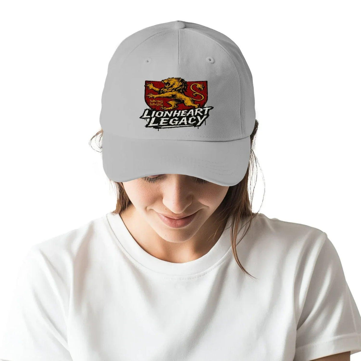 Celtic Lion Baseball Cap - Lionheart Legacy Curved One Size - Celtic Wolfwear