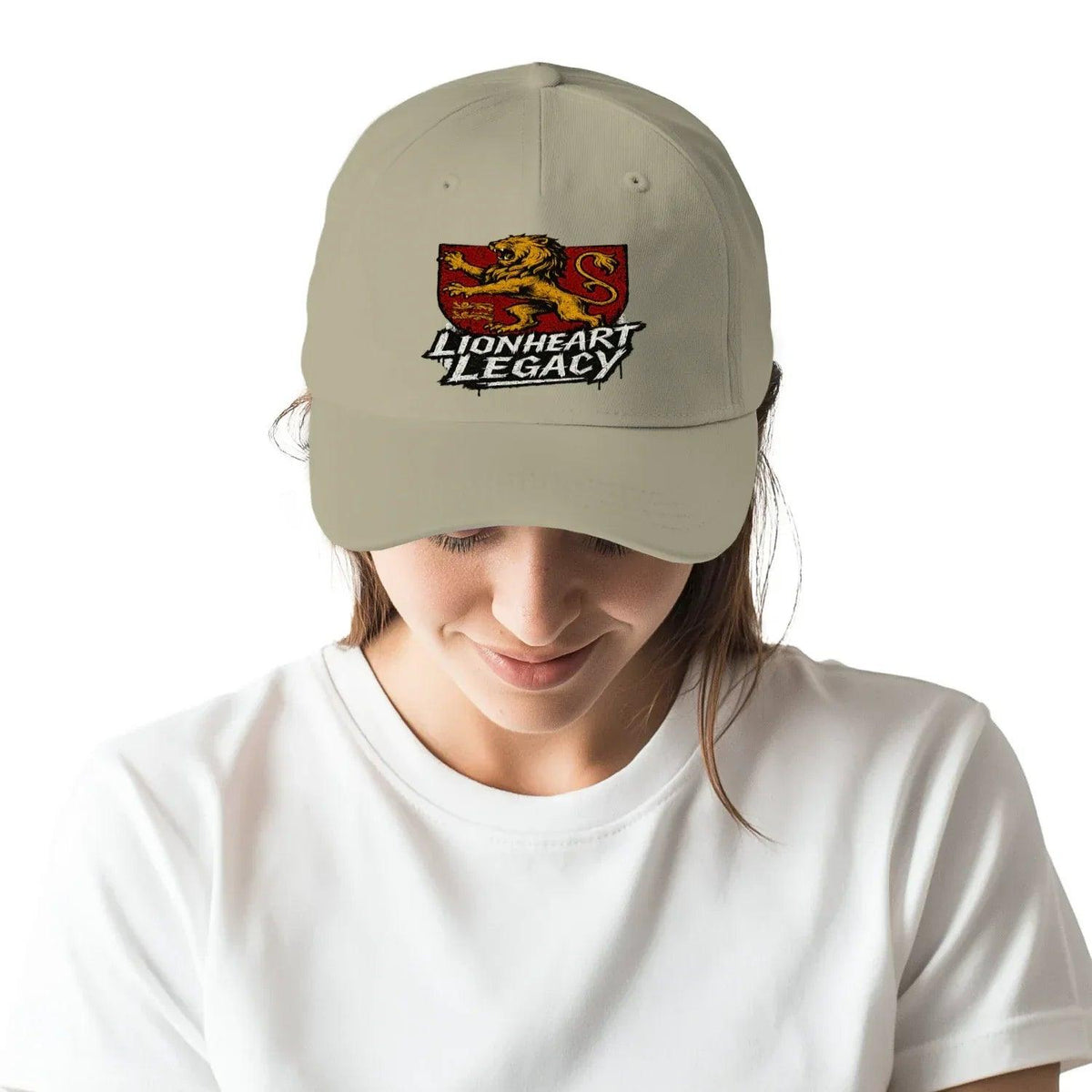 Celtic Lion Baseball Cap - Lionheart Legacy Curved One Size - Celtic Wolfwear