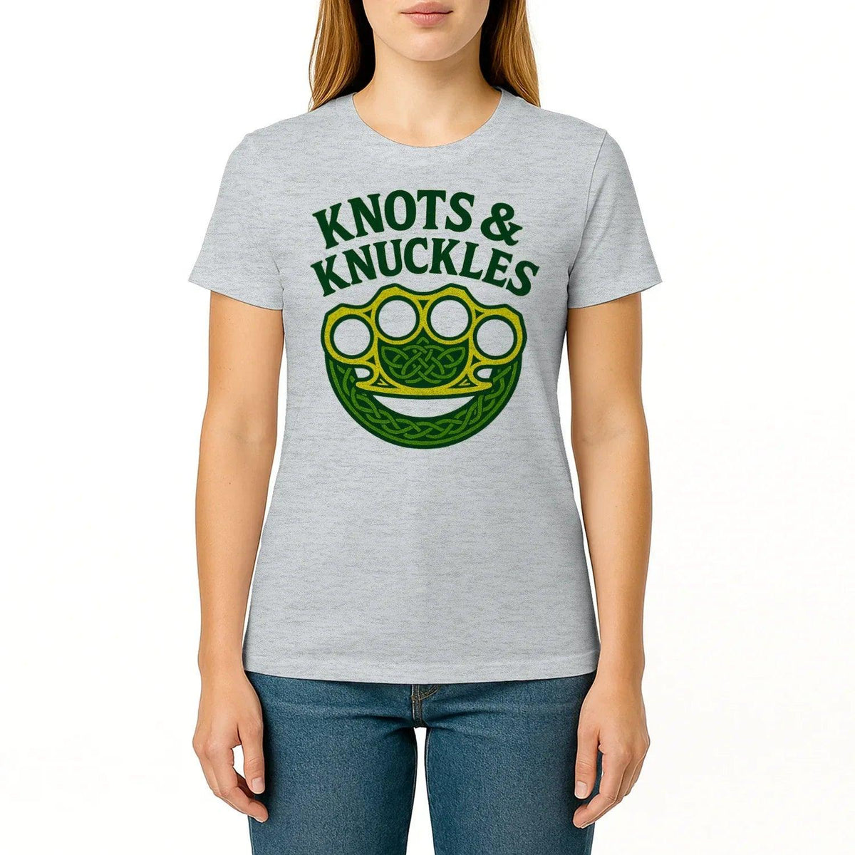 Celtic T-Shirt - Knots and Knuckles No 4 Unisex Streetwear - Celtic Wolfwear