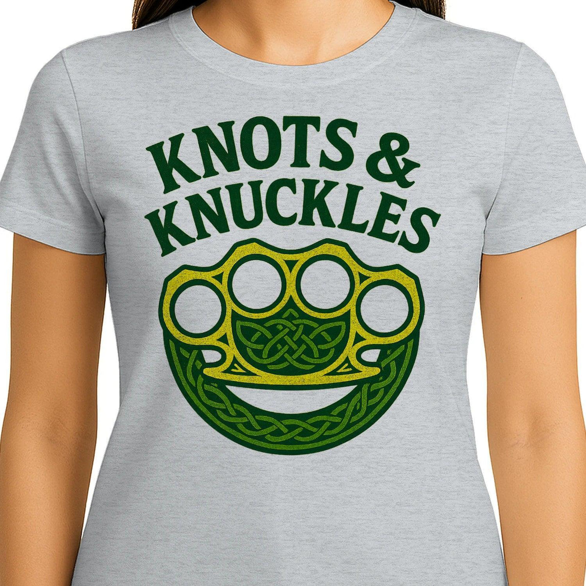 Celtic T-Shirt - Knots and Knuckles No 4 Unisex Streetwear - Celtic Wolfwear
