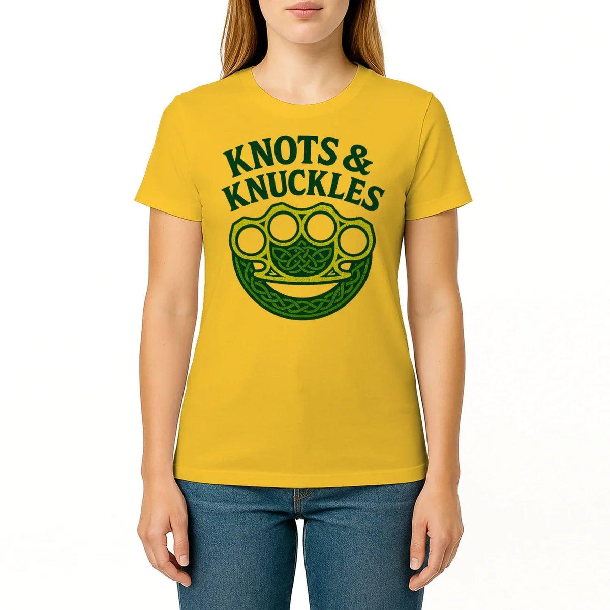 Celtic T-Shirt - Knots and Knuckles No 4 Unisex Streetwear - Celtic Wolfwear
