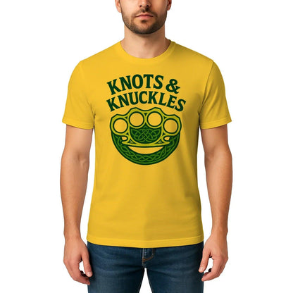 Celtic T-Shirt - Knots and Knuckles No 4 Unisex Streetwear - Celtic Wolfwear