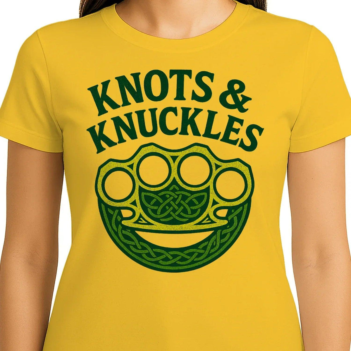 Celtic T-Shirt - Knots and Knuckles No 4 Unisex Streetwear - Celtic Wolfwear