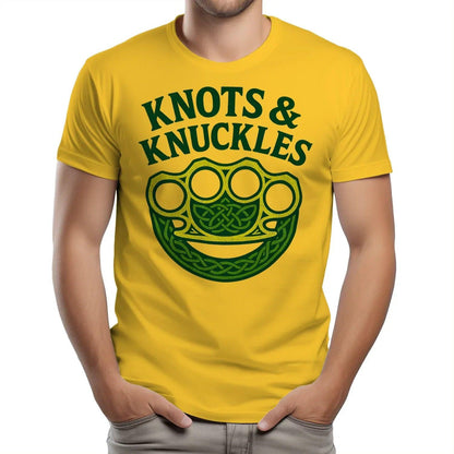 Celtic T-Shirt - Knots and Knuckles No 4 Unisex Streetwear - Celtic Wolfwear