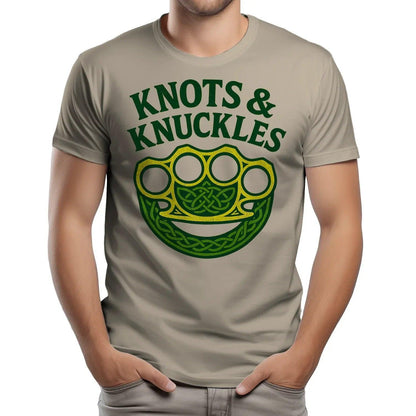 Celtic T-Shirt - Knots and Knuckles No 4 Unisex Streetwear - Celtic Wolfwear