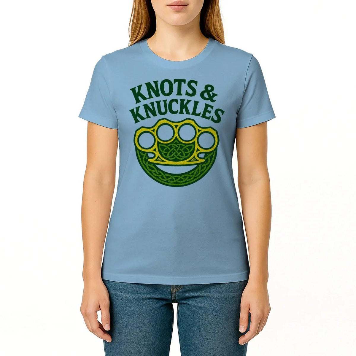Celtic T-Shirt - Knots and Knuckles No 4 Unisex Streetwear - Celtic Wolfwear