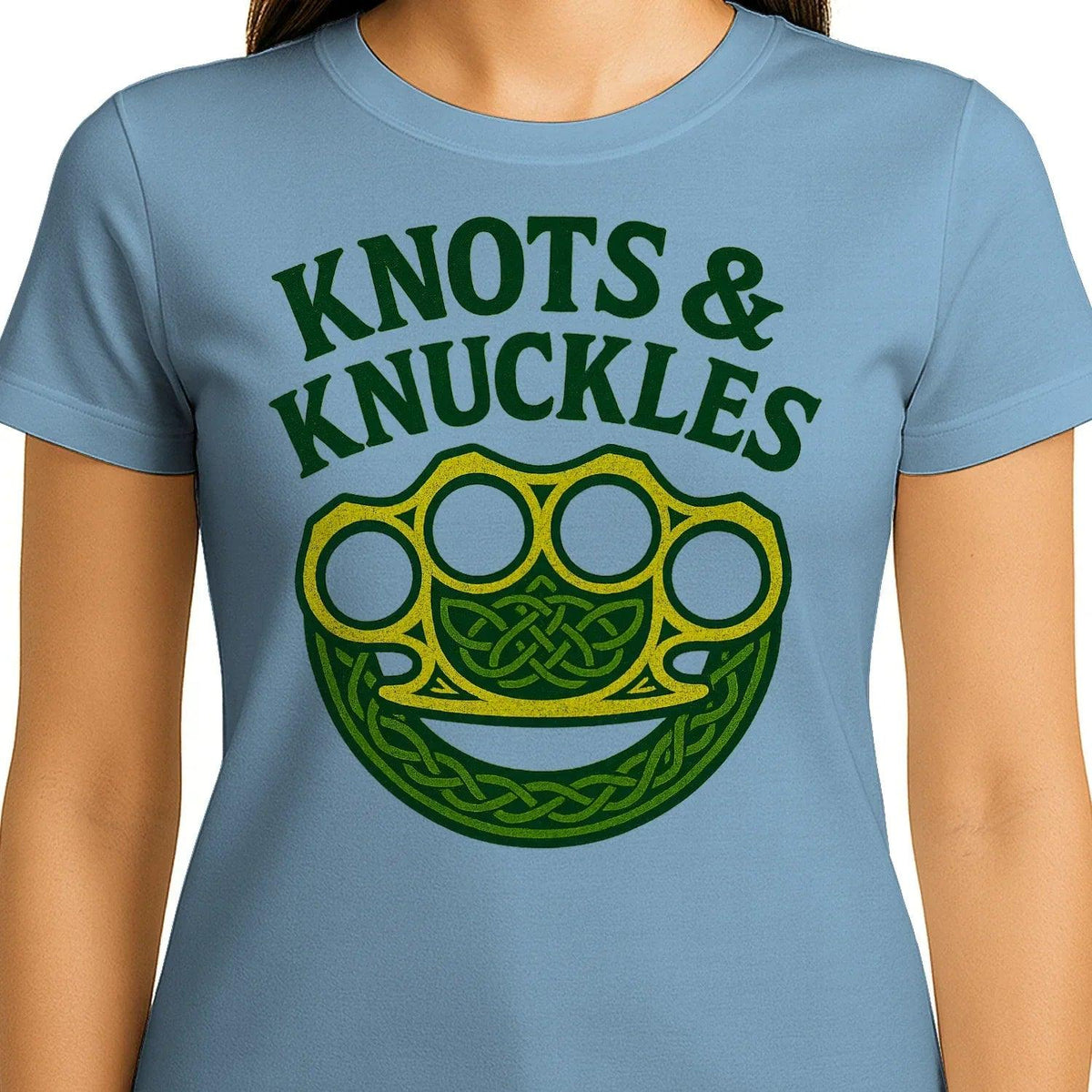 Celtic T-Shirt - Knots and Knuckles No 4 Unisex Streetwear - Celtic Wolfwear
