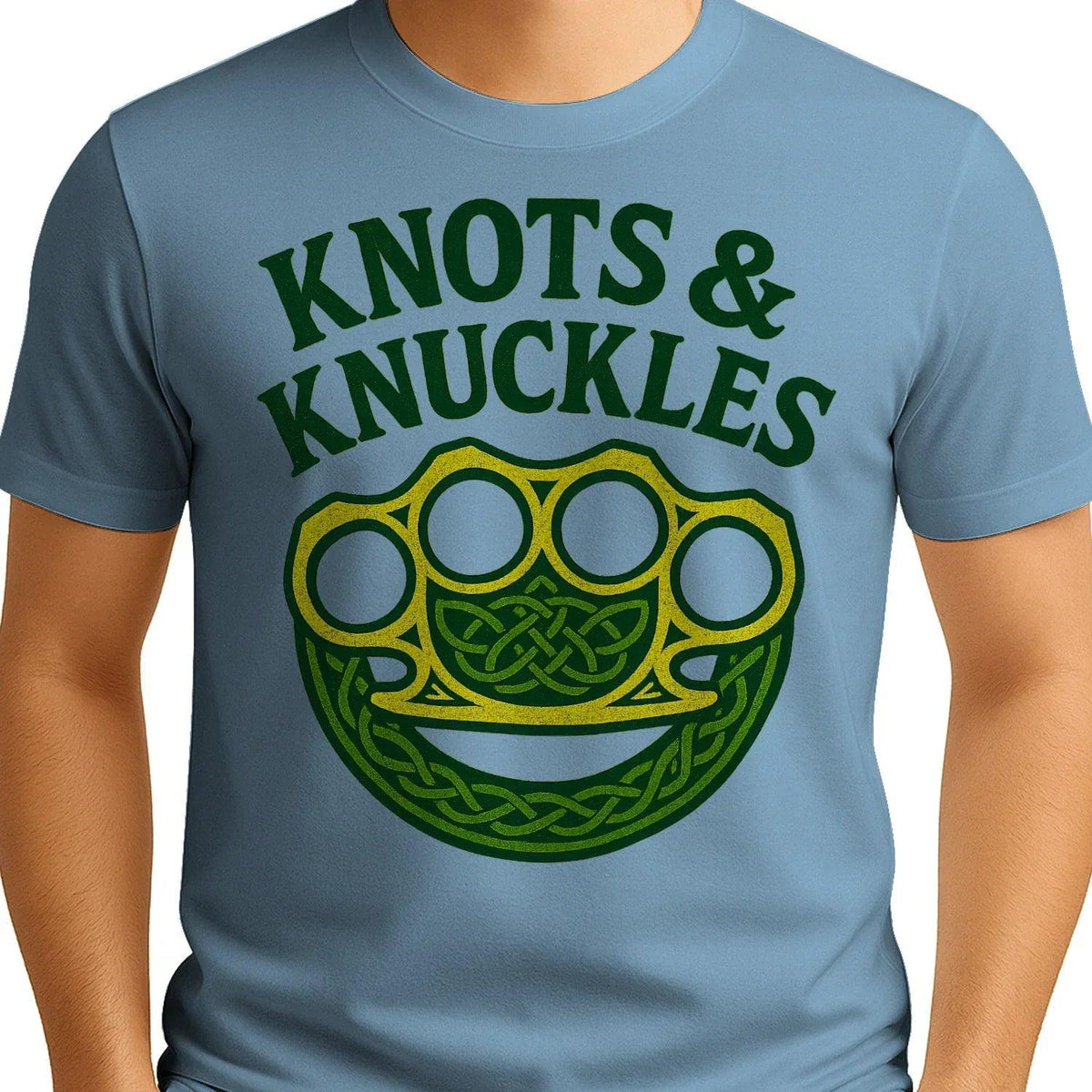 Celtic T-Shirt - Knots and Knuckles No 4 Unisex Streetwear - Celtic Wolfwear
