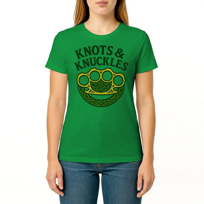Celtic T-Shirt - Knots and Knuckles No 4 Unisex Streetwear - Celtic Wolfwear