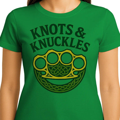 Celtic T-Shirt - Knots and Knuckles No 4 Unisex Streetwear - Celtic Wolfwear