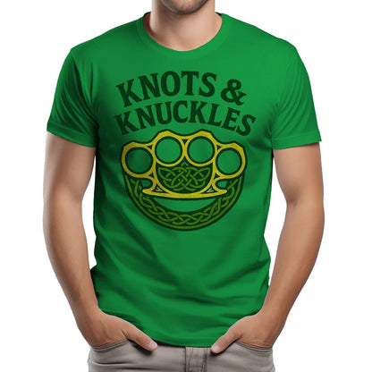 Celtic T-Shirt - Knots and Knuckles No 4 Unisex Streetwear - Celtic Wolfwear