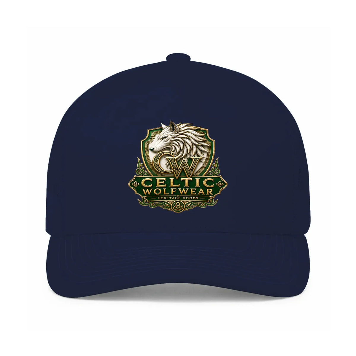 Celtic Trucker Cap - Heritage Mesh Backs Curved Brims - Celtic Wolfwear