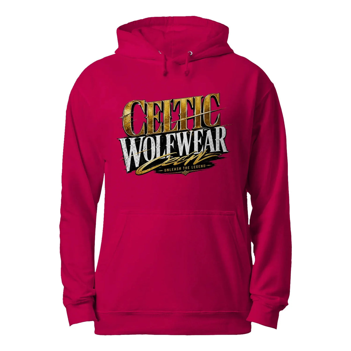 Celtic Wolf Hoodie - Black Now Premium Unisex Streetwear - Celtic Wolfwear