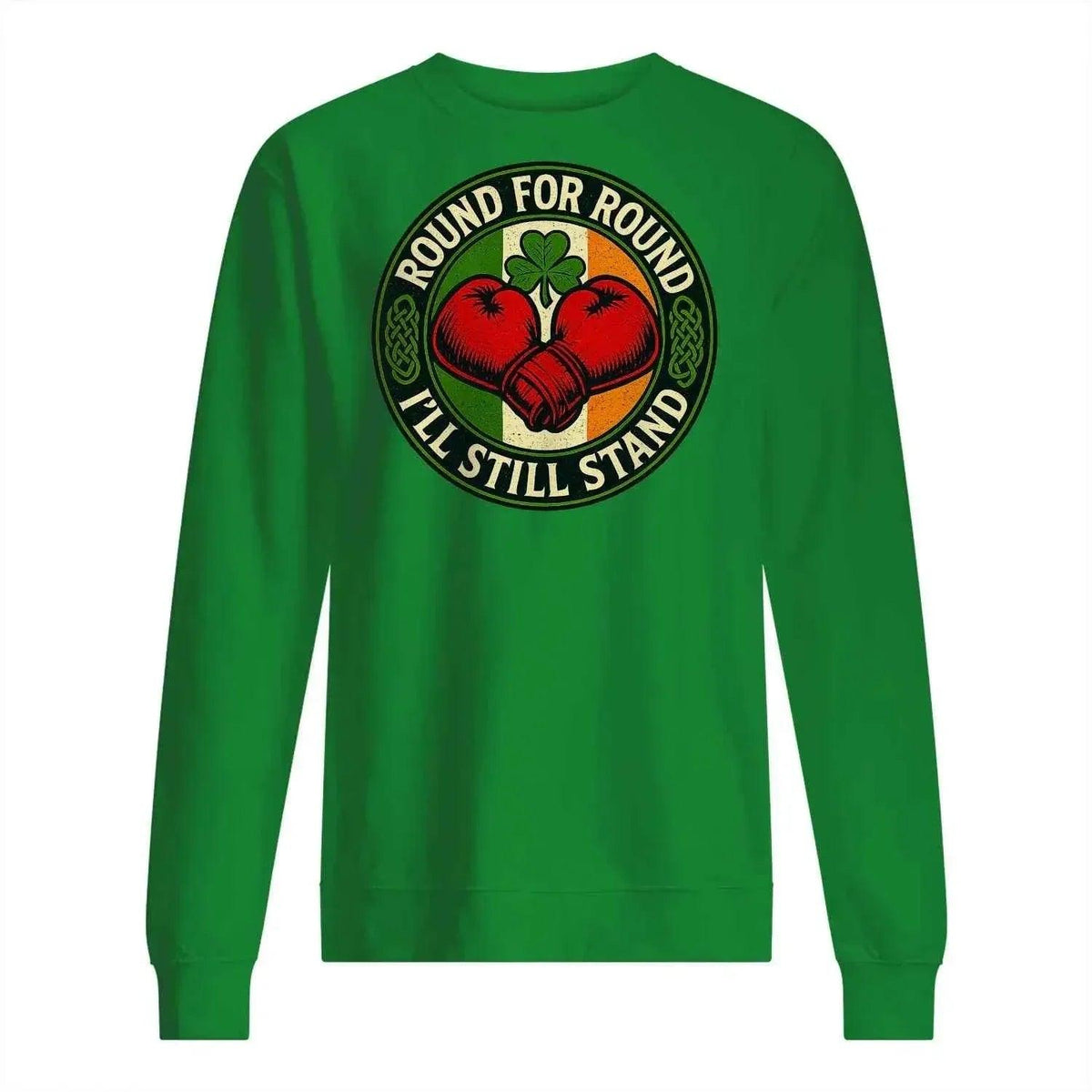 Celtic Wolf Sweatshirt - Round Premium Unisex Streetwear - Celtic Wolfwear