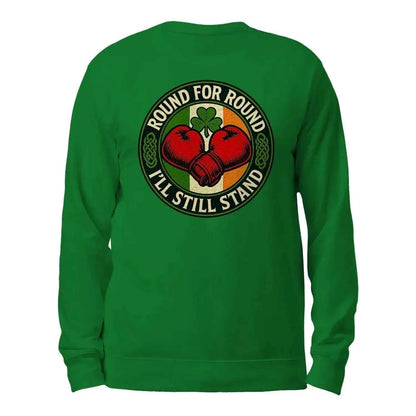 Celtic Wolf Sweatshirt - Round Premium Unisex Streetwear - Celtic Wolfwear