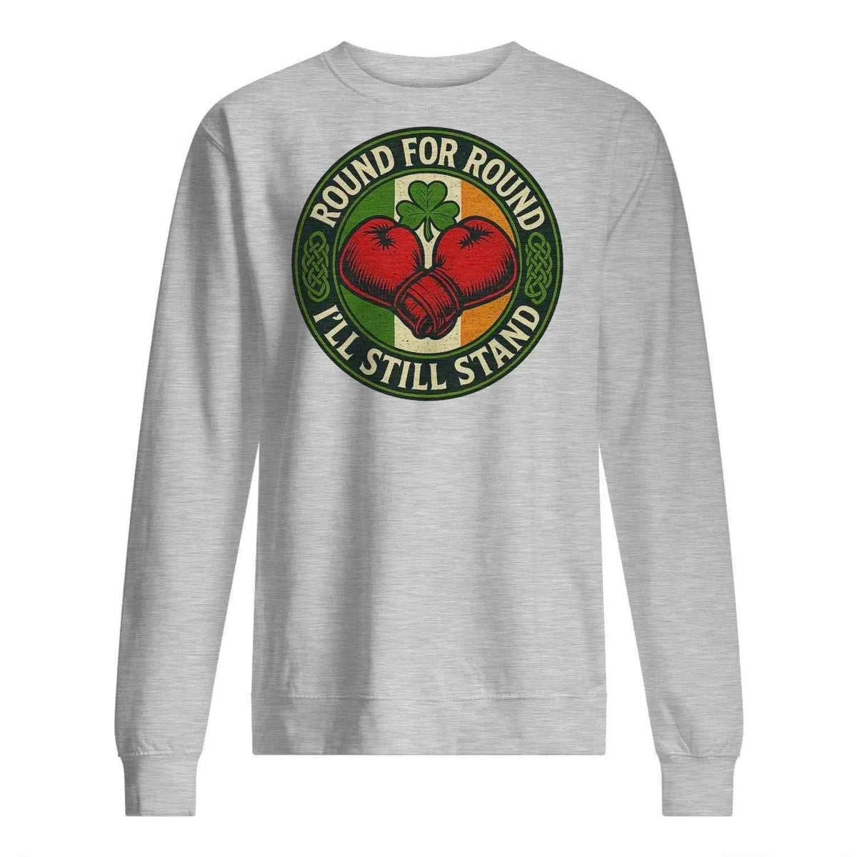 Celtic Wolf Sweatshirt - Round Premium Unisex Streetwear - Celtic Wolfwear