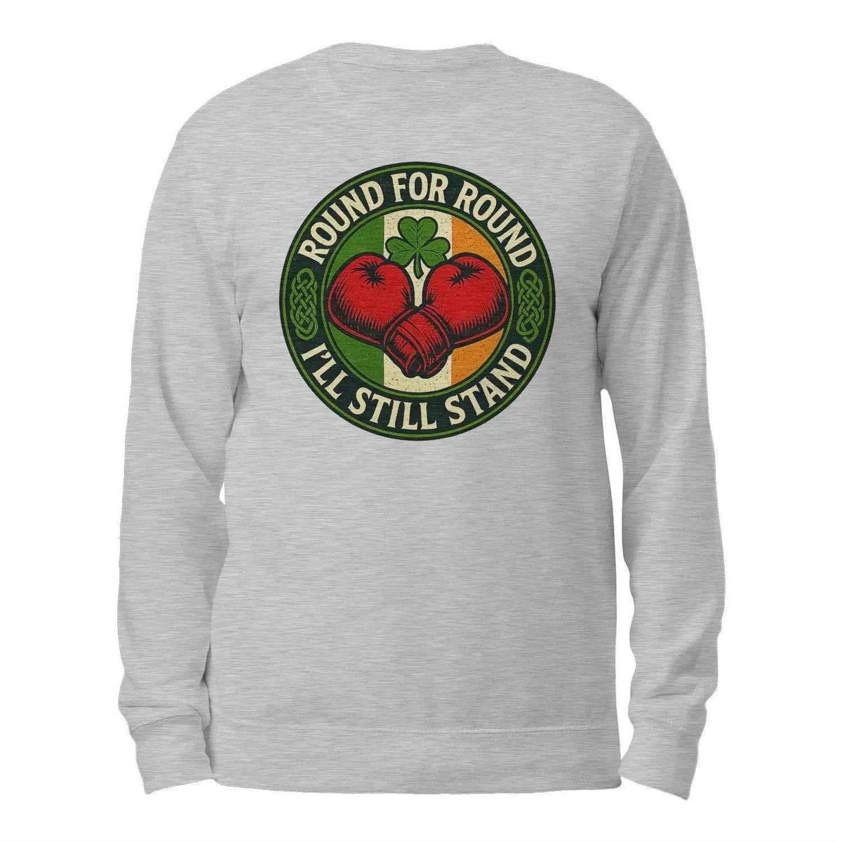 Celtic Wolf Sweatshirt - Round Premium Unisex Streetwear - Celtic Wolfwear