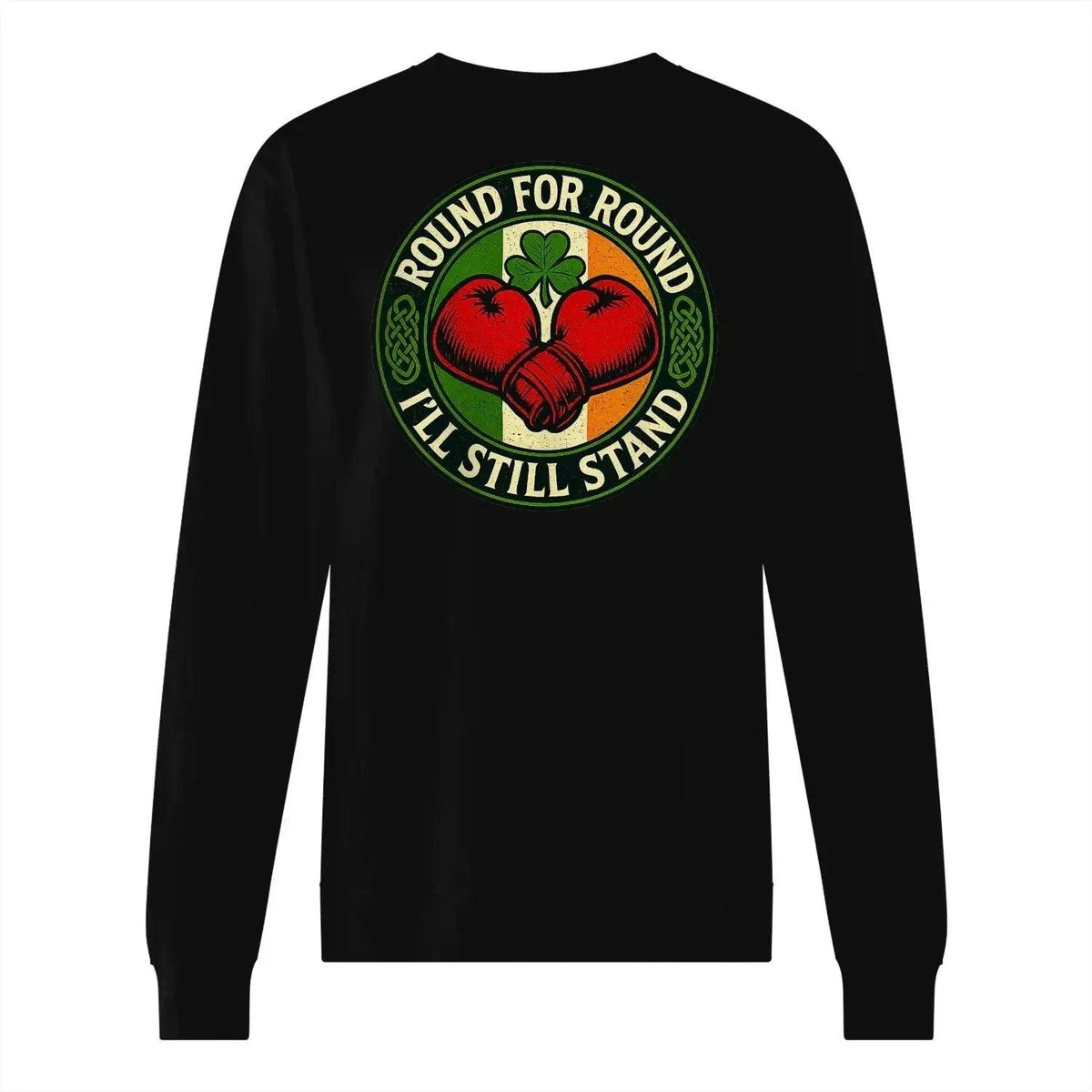 Celtic Wolf Sweatshirt - Round Premium Unisex Streetwear - Celtic Wolfwear