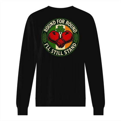 Celtic Wolf Sweatshirt - Round Premium Unisex Streetwear - Celtic Wolfwear