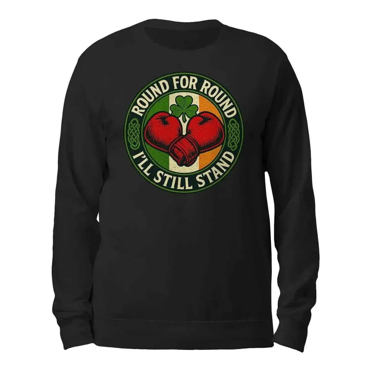 Celtic Wolf Sweatshirt - Round Premium Unisex Streetwear - Celtic Wolfwear