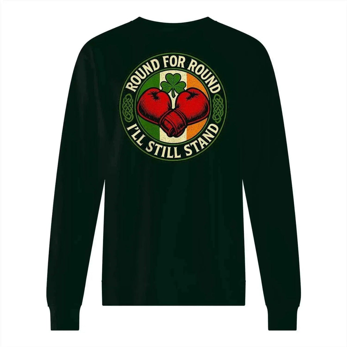 Celtic Wolf Sweatshirt - Round Premium Unisex Streetwear - Celtic Wolfwear