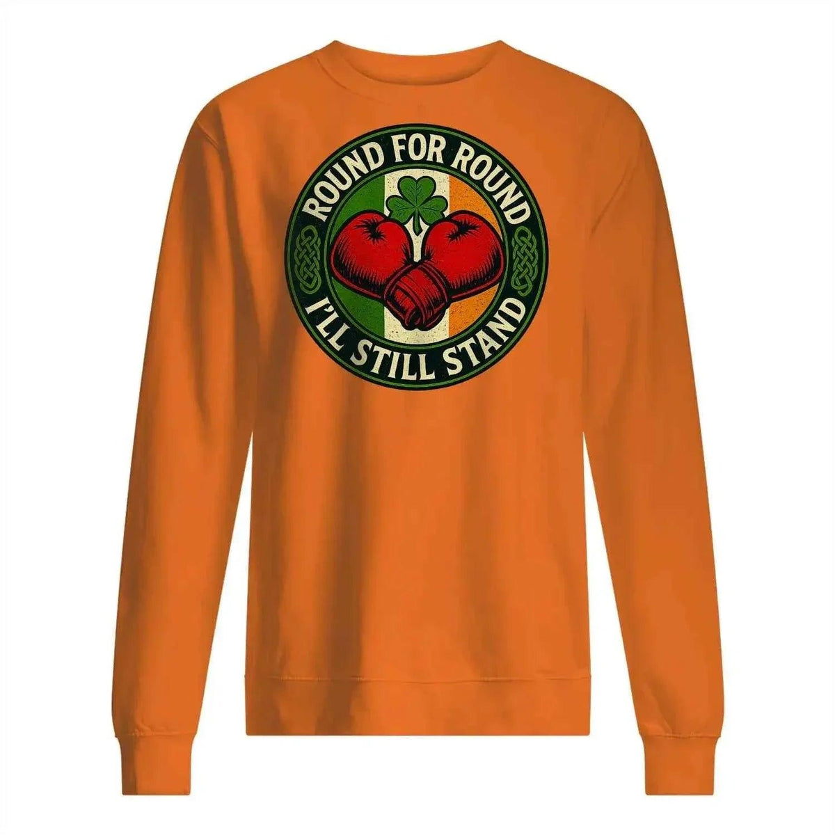 Celtic Wolf Sweatshirt - Round Premium Unisex Streetwear - Celtic Wolfwear