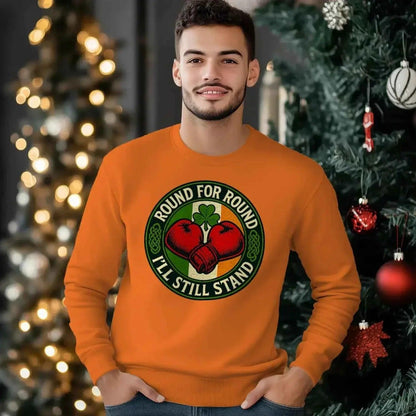 Celtic Wolf Sweatshirt - Round Premium Unisex Streetwear - Celtic Wolfwear