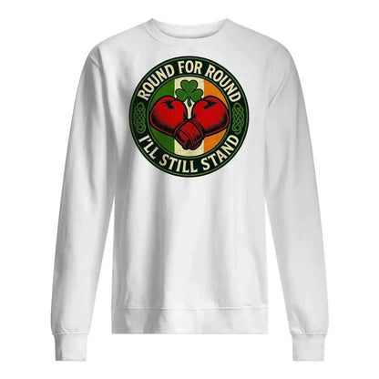 Celtic Wolf Sweatshirt - Round Premium Unisex Streetwear - Celtic Wolfwear