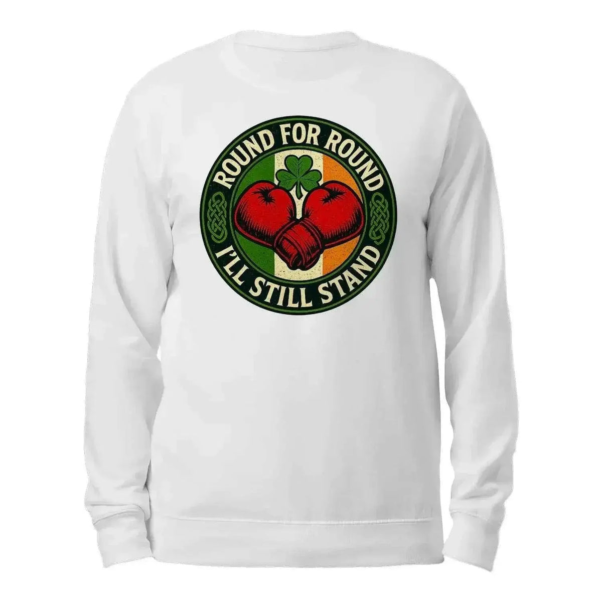 Celtic Wolf Sweatshirt - Round Premium Unisex Streetwear - Celtic Wolfwear