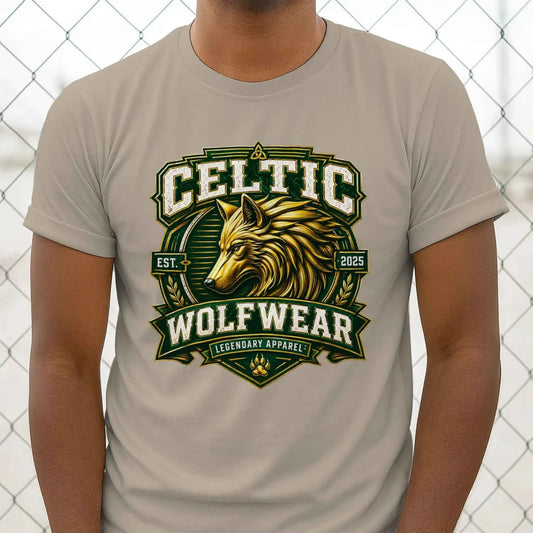 Celtic Wolf T-Shirt - Legendary Crew, Unisex Streetwear - Celtic Wolfwear