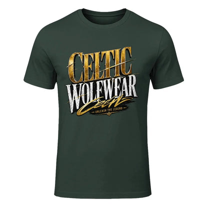 Celtic Wolf T-Shirt - Unleash the Legend Unisex Streetwear - Celtic Wolfwear
