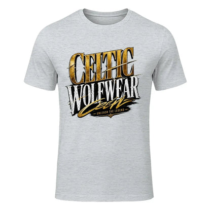 Celtic Wolf T-Shirt - Unleash the Legend Unisex Streetwear - Celtic Wolfwear