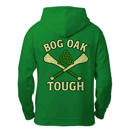 Celtic Wolf Zip Hoodie - Bog Oak, Unisex Matchday Wear - Celtic Wolfwear