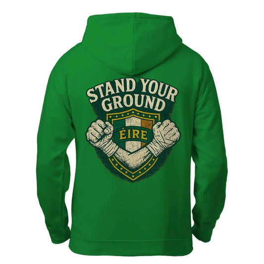 Celtic Wolf Zip Hoodie - Stand Your Ground, Unisex - Celtic Wolfwear