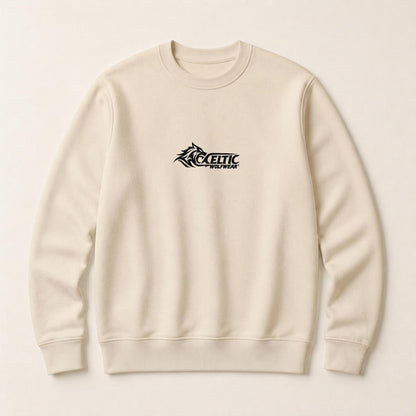 Celtic Wolfwear Men's Heavyweight Crew Neck DTG print Sweatshirt - Celtic Wolfwear