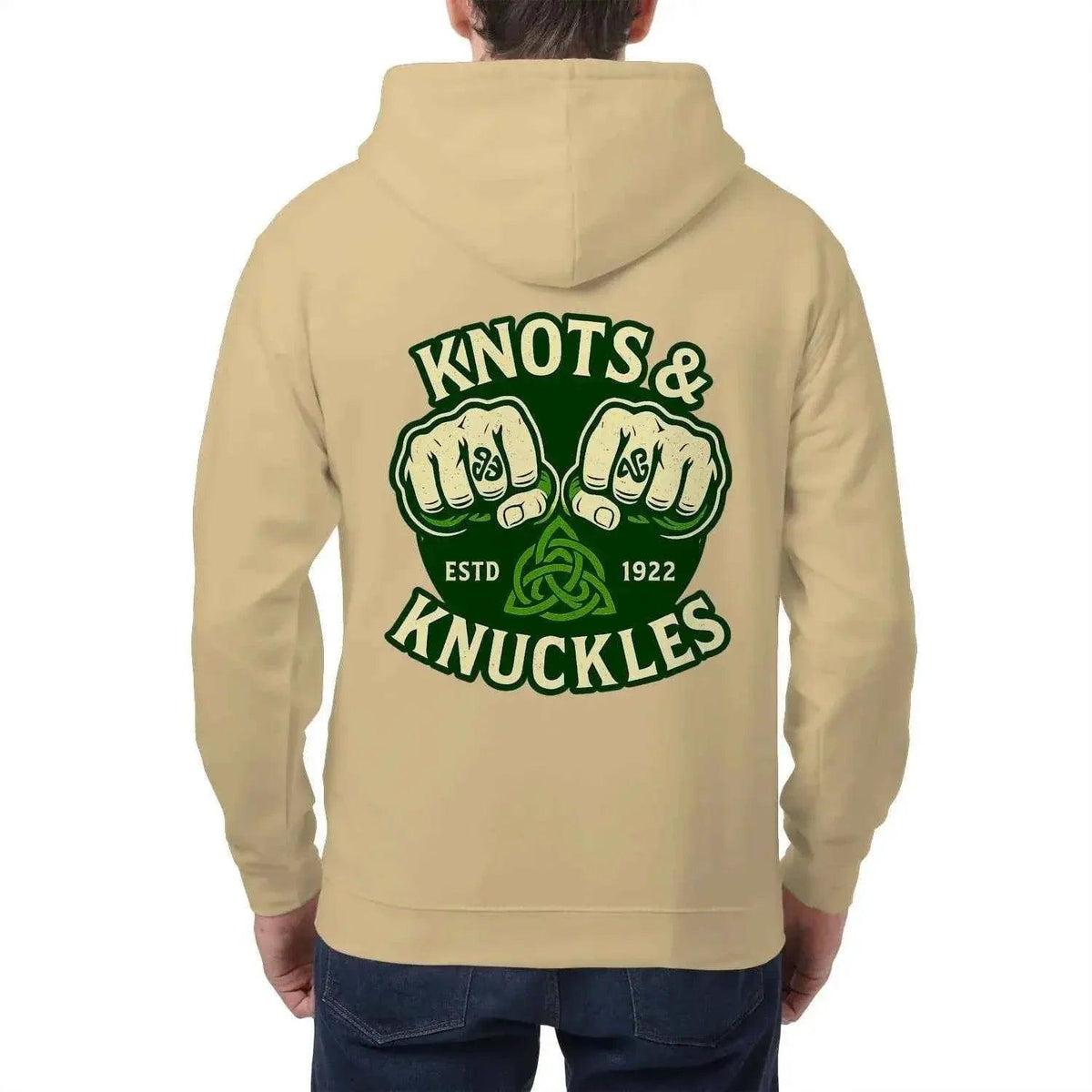 Celtic Zip Hoodie - Knots and Knuckles Heritage Edition 01 - Celtic Wolfwear