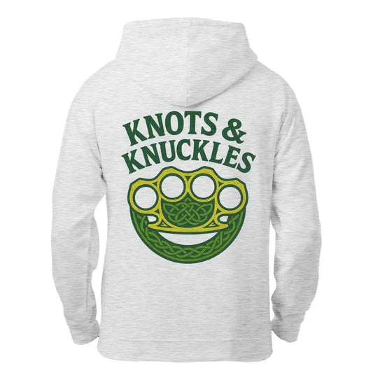 Celtic Zip Hoodie - Knots and Knuckles Heritage Edition 02 - Celtic Wolfwear