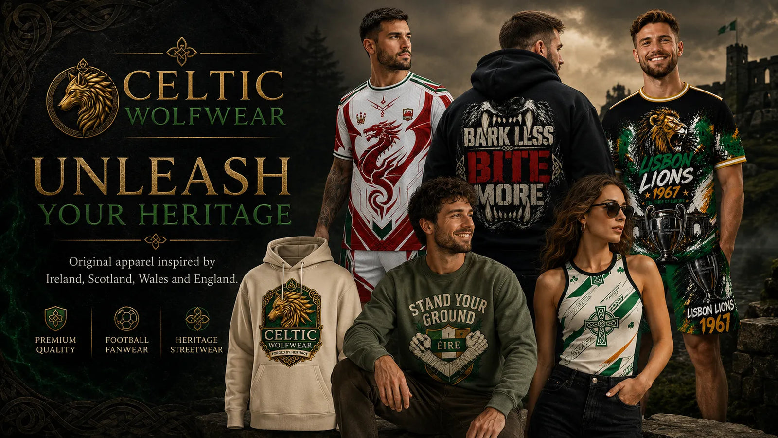 Celtic Wolfwear — Premium Celtic Heritage Apparel