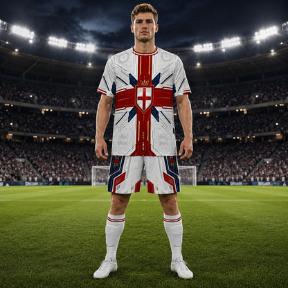 England Football Fan Jersey Set and Shorts for Ultimate Support