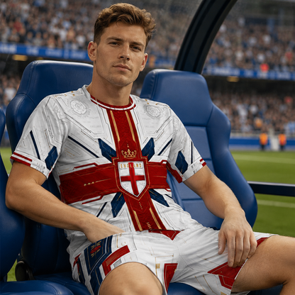 England Football Fan Jersey Set and Shorts for Ultimate Support